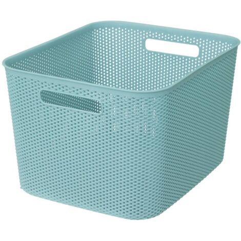 Crochy 19l cesta de ganchillo azul - 5five