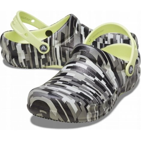 CROCS BISTRO GRAPHIC CLOG 204044 M5 I EU 3738 I W7 BLACKLIME