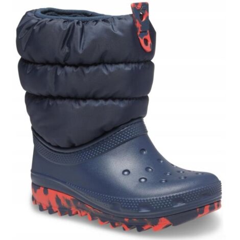 CROCS CLASSIC NEO PUFF BOOT T 207683 C9 I EU 2526 AZUL MARINO