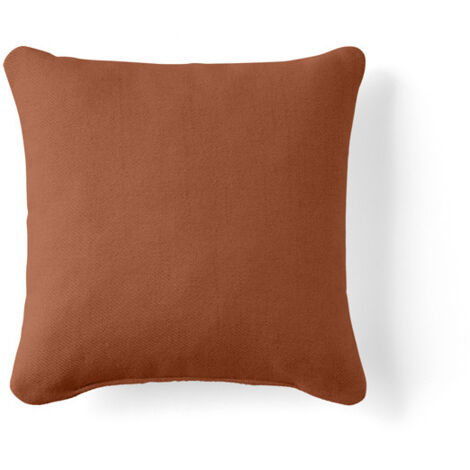 Crocus - coussin - en tissu - 35x35 cm - rouille