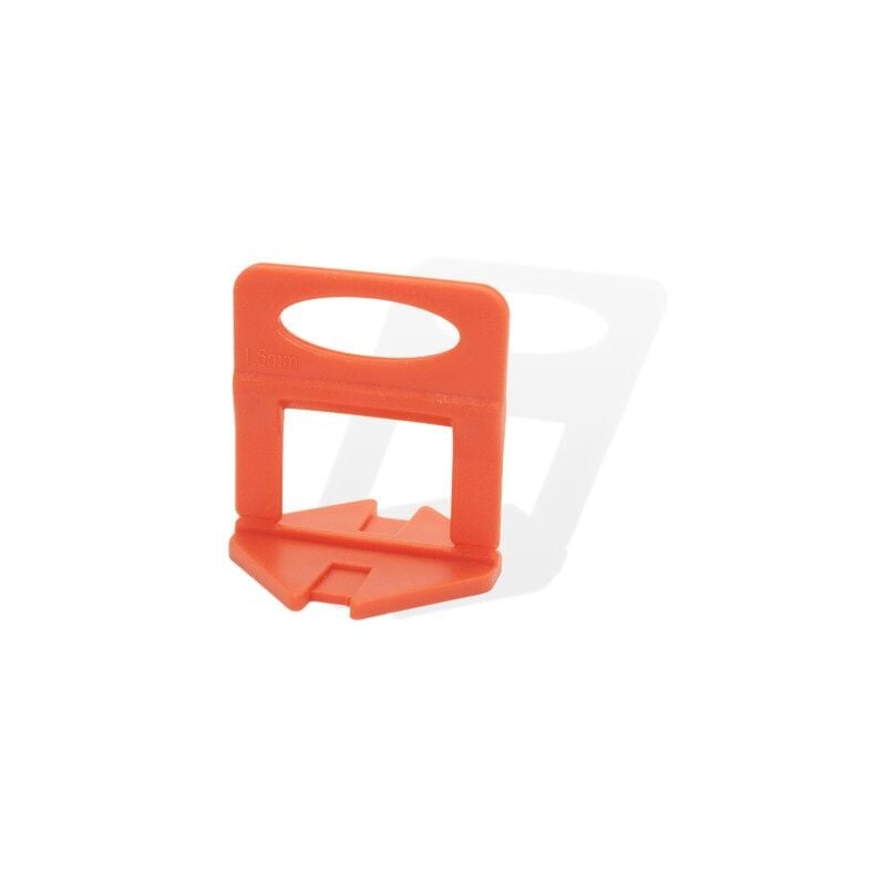 Clip système autonivelant Edma level 1.5 mm pour carreaux d'épaisseur 3-13 mm en sachet de 500 pièces Edma