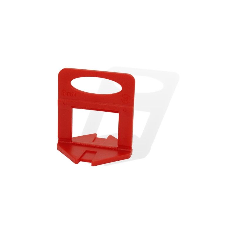 Clip système autonivelant Edma level 3 mm pour carreaux d'épaisseur 3-13 mm en sachet de 500 pièces Edma