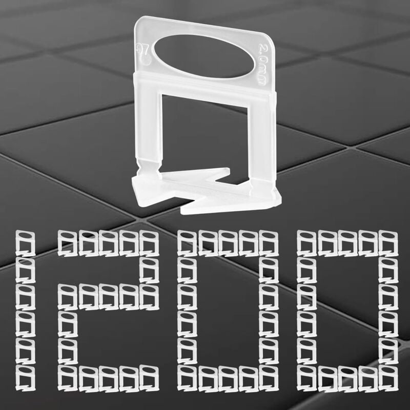 Croisillon Autonivelant 3mm Croisillons Autonivelants Croisillon Carrelage Autonivelant Cale Carrelage Sol Calle de Nivellement pour Carrelage Kit