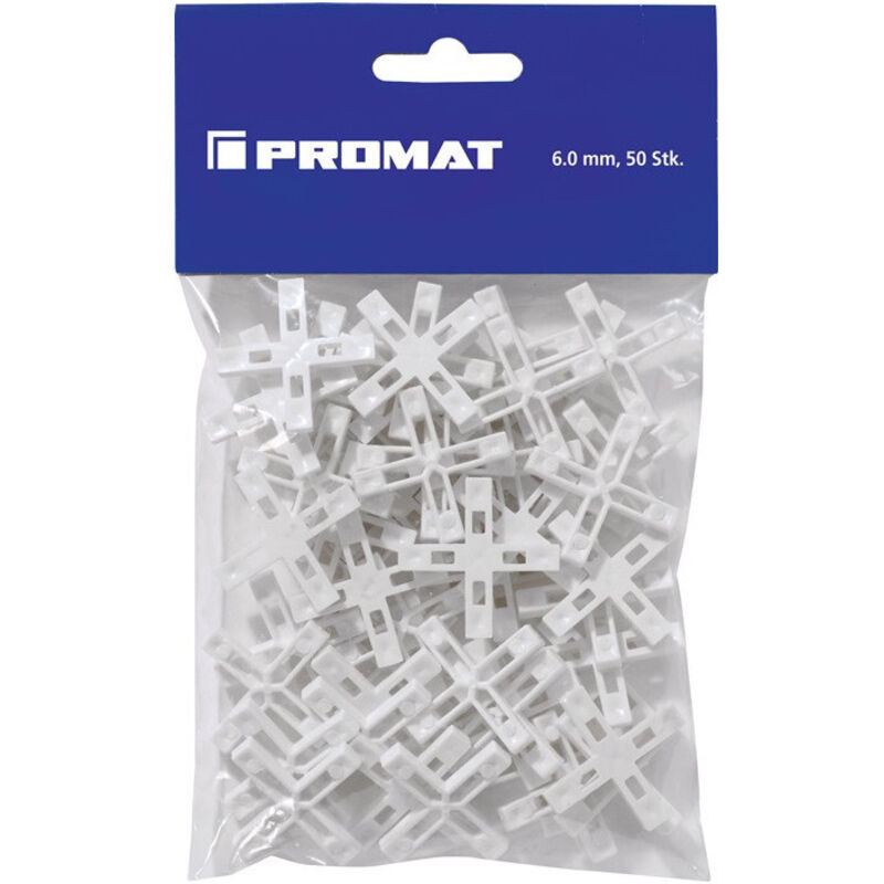 Croisillon pour carrelage 6 mm 50 pièces/sachet