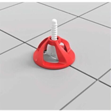 Croisillons carrelage autonivelant 2 mm 100 clips + 100 cadrans réutilisables Shaffer pro système nivellement à visser Kit niveleur carrelage aide à la pose de carreaux pour pose Sols/murs, avec