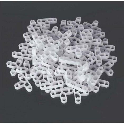 Croisillons de Carrelage 100 pcs 10mm Plastique Entretoise de carrelage en T Croisillons Nivelant Entretoises Carrelage Croisillon Carreleur Croisillons,pour Bricolage Pavage Carrelage Mural Dalles de