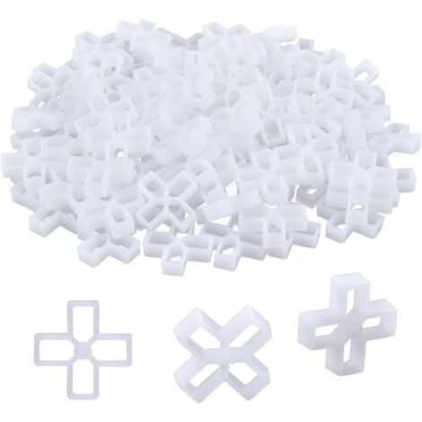 Croisillons de Carrelage 10mm,1000 PCS Croisillons Nivelant Entretoises de Pavage en Forme de Croix de Joint Croisillon de Carreleur pour Carreaux Bricolage Pavage Carrelage Mur Carrelage Jar