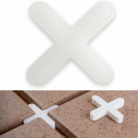 Croisillons de carrelage, 3 mm d'épaisseur, 1000pcs, Joints croisés pour un espacement régulier lors de la pose de carreaux