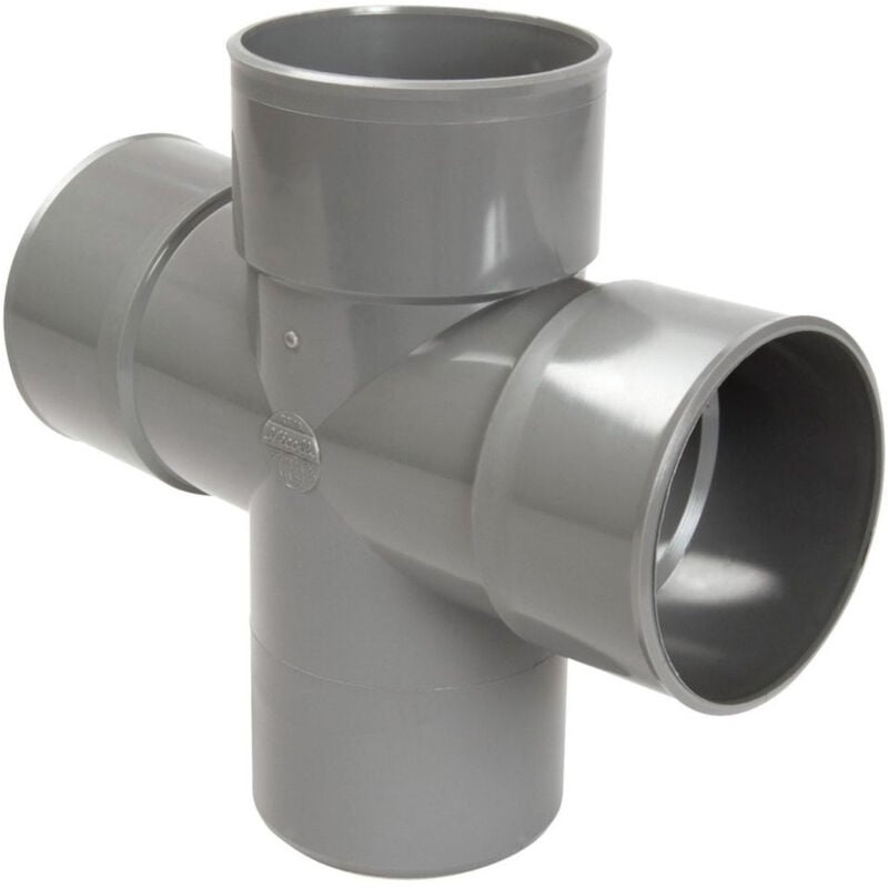 Nicoll - Croix pvc 87 degré 30 (90 degré) Mâle/Femelle, 100