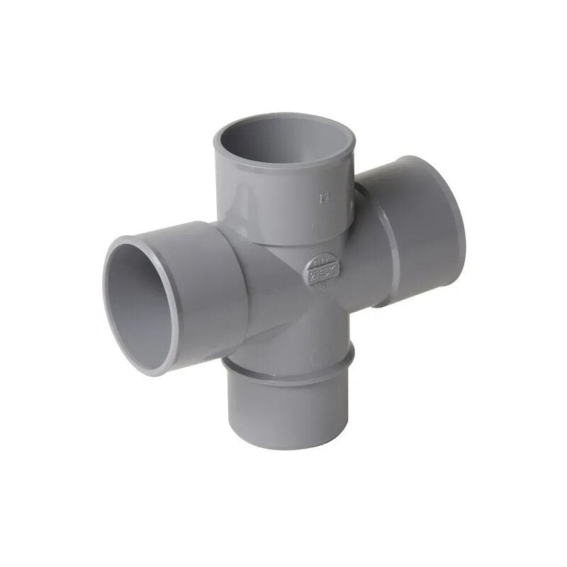 Nicoll - Croix pvc 87 degré 30 (90 degré) Mâle/Femelle, 125