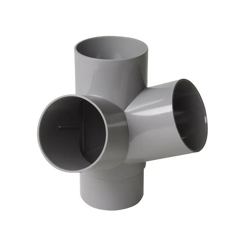 Nicoll - Croix d'angle pvc 67 degré 30 Mâle/Femelle, 80