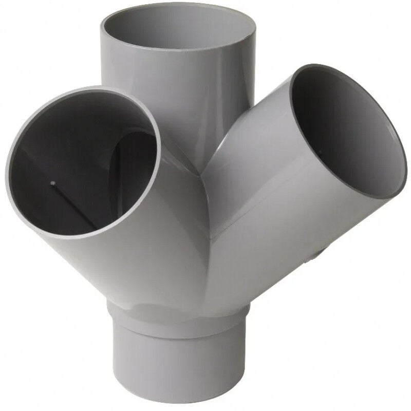 Nicoll - Croix d'angle pvc 45 degré Mâle/Femelle, 125