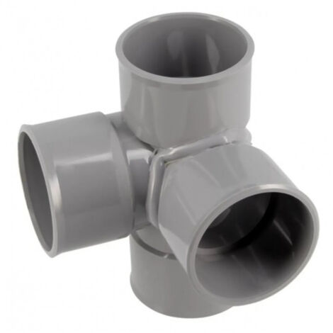 Croix d'angle PVC 87 degré 30 Femelle/Femelle, 50