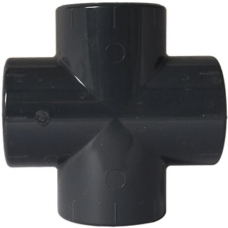 Croix PVC 50 mm 4 x manchon adhésif, 16 bars