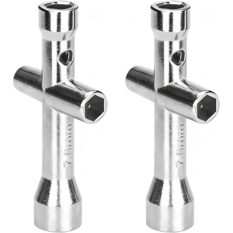 Croix Roue Voiture 4 en 1 - M2/M2.5/M3/M4-2 Pièces clé Démonte Compatible Avec les Voitures Télécommandées RC