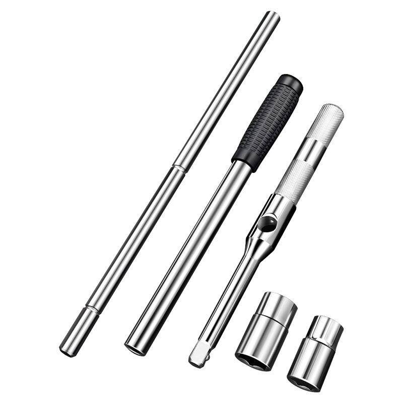 Croix Roue Voiture en CR-V, Clé Démonte Roue avec Duplex Prises (4 Tailles) 17 mm / 19 mm & 21 mm / 23mm pour Assemblage et Démontage de Pneus de