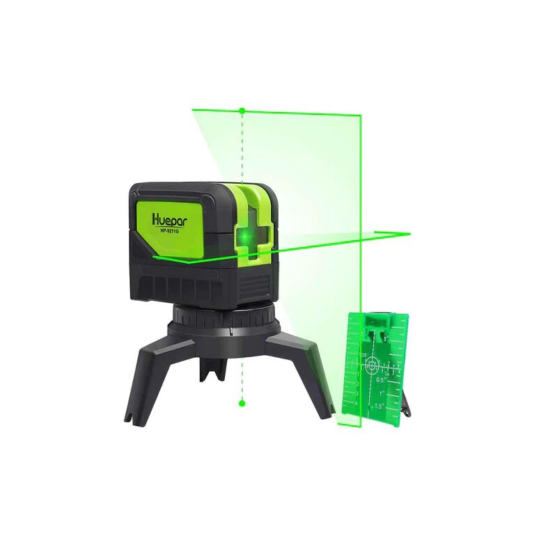 Huepar - 9211G - Niveau laser à croix verte autonivelant