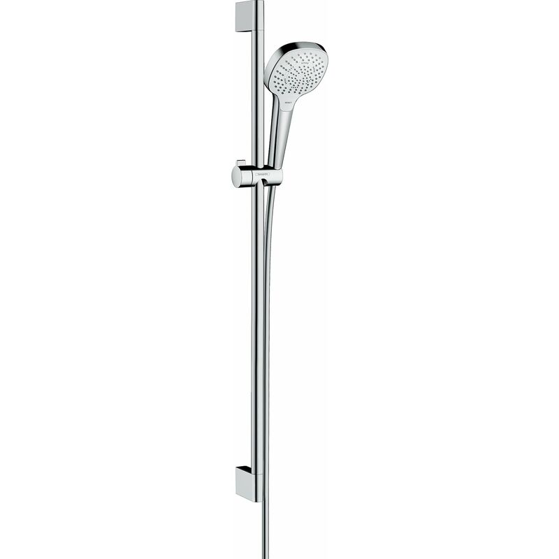 

Hansgrohe Croma Select E Multi EcoSmart set de ducha con barra de ducha de 90 cm, 26591400, blanco/cromo - 26591400