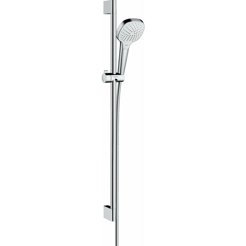 

Hansgrohe Croma Select E set de ducha Vario con barra de ducha de 90 cm, 26592400, blanco/cromo - 26592400