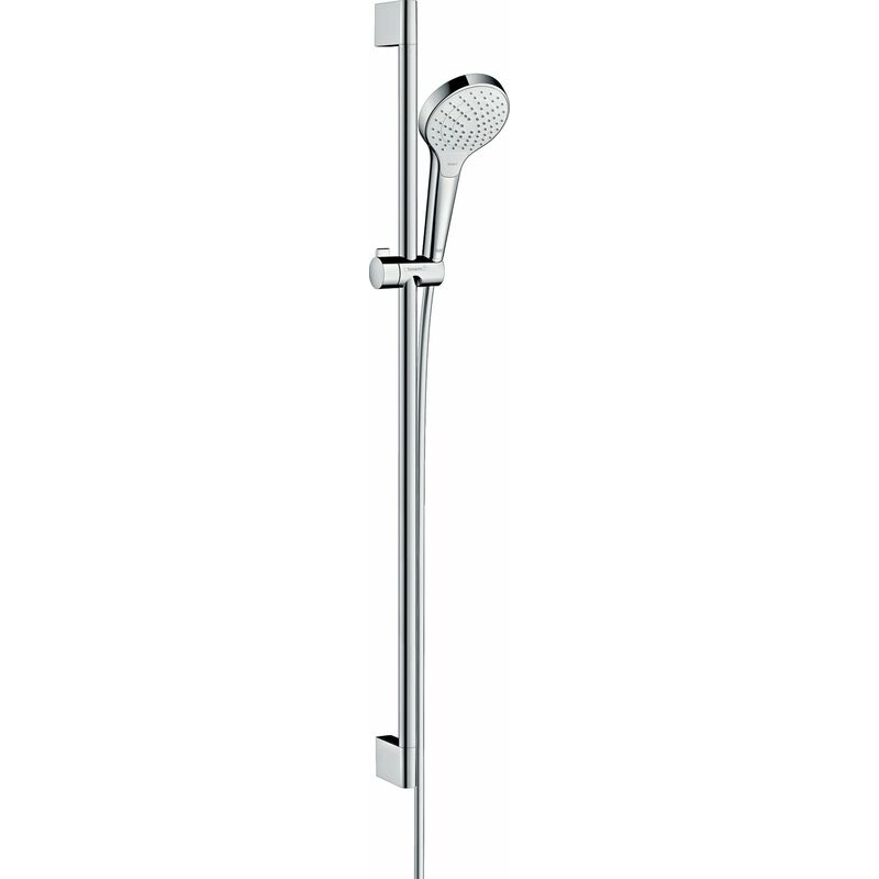 

Hansgrohe Croma Select S set de ducha Vario con barra de ducha de 90 cm, 26572400, blanco/cromo - 26572400