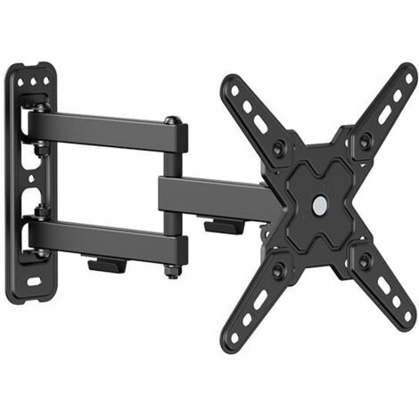 Cromad soporte de pared con brazo articulado para tv de 13"-43" - giratorio, inclinable y doble extension - peso max 20kg - vesa 200x200