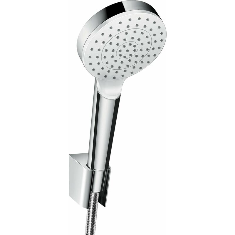 

hansgrohe Crometta set de soporte de ducha 1jet con flexo de 125 cm, 26690400, blanco/cromo - 26690400