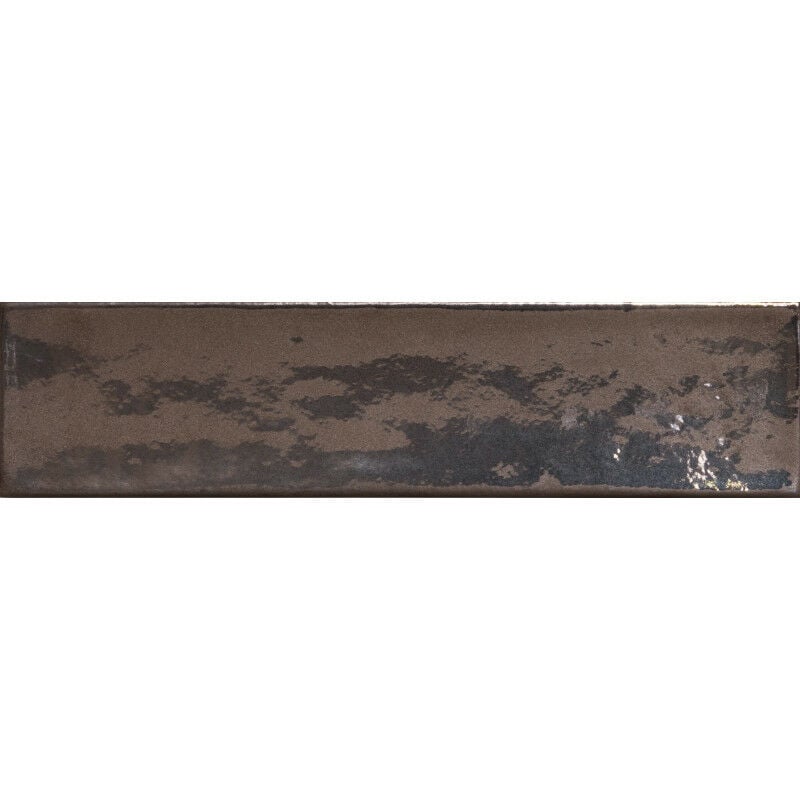 Carrelage mur effet zellige bronze 6,5x26,6 cm CROMIA26 BRONZO (vendu par boite de 1m2)