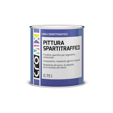 Cromix Pittura Spartitraffico 0,75 l Bianco