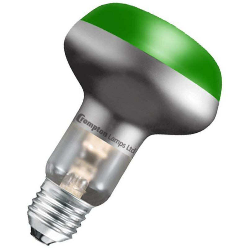 Crompton - Lamps 40W R63 R64 Reflector ES-E27 Dimmable Green 115° 84lm ES Screw E27 Incandescent Coloured Light Bulb