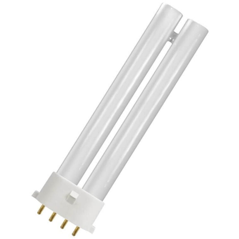 Crompton Lamps CFL PLS-E 7W 2G7 Dimmable Single Turn SE-Type 4000K Cool White Frosted 400lm 4-Pin Energy Saving Push Fit Compact Fluorescent Dulux-SE