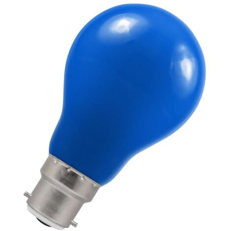 Crompton Lamps LED GLS 1.5W BC-B22d IP65 Blue A60 Outdoor Festoon Coloured External Light Bulb
