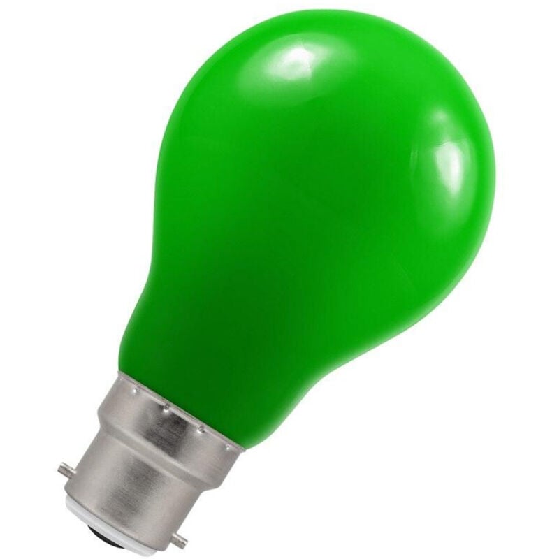 Crompton - Lamps LED GLS 1.5W BC-B22d IP65 (15W Equivalent) Green 25lm BC Bayonet B22 Outdoor Festoon Coloured External Light Bulb