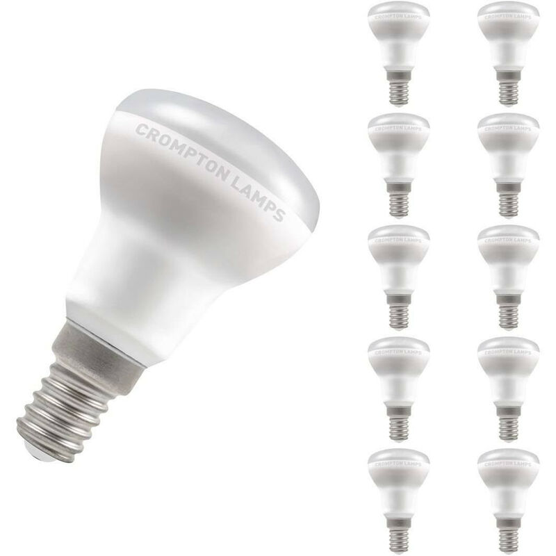 (10 Pack) Lamps LED R39 Reflector 3W SES-E14 (35W Equivalent) 2700K Warm White 110° Opal 325lm SES Small Screw E14 Spotlight Multipack Light Bulbs