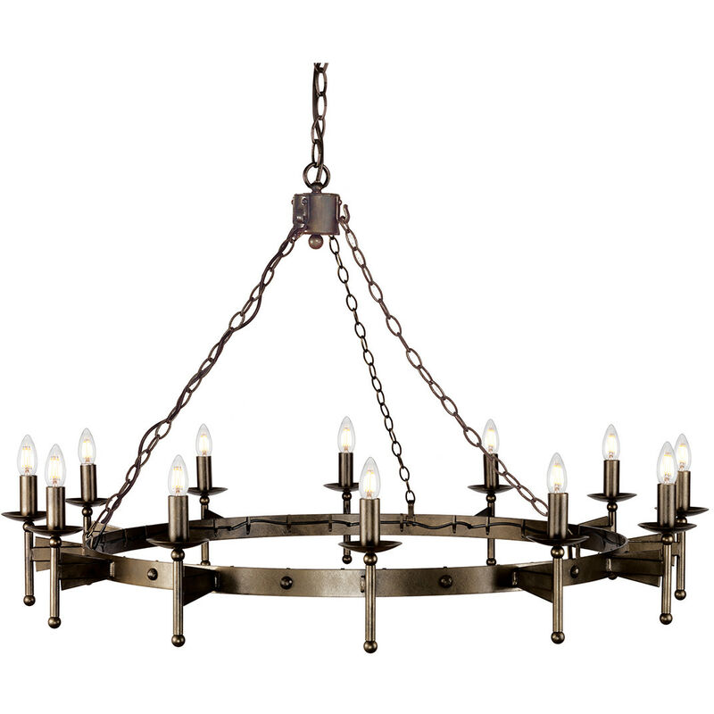 Cromwell - 12 Light Chandelier - Elstead