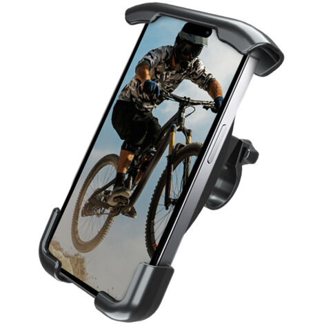 Crong Bikeclip Enduro - Soporte para tel茅fono de bicicleta (negro)