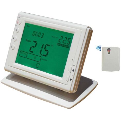 Crono termostato con display digitale programmatore wireless