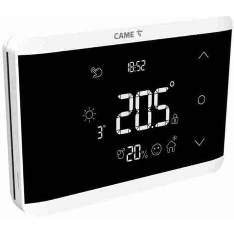 Cronotermostato con botones Soft Touch CAME TH/650 WH WALL 845AA-0180