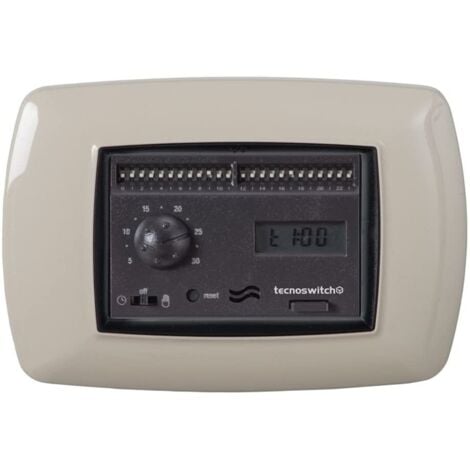 Cronotermostato Da Incasso Leonardo ( TECNOSWITCH cod. CR215GR )