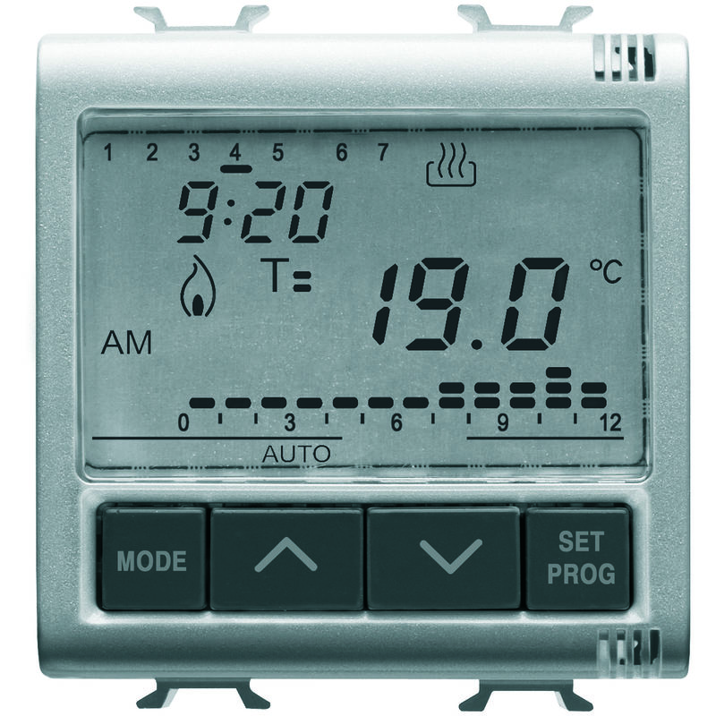 

CRONOTERMOSTATO DE EMPOTR.2 M 230VCA T. GW14703 - Gewiss