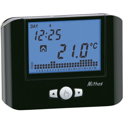 Cronotermostato Digitale da Parete Programmazione Settimanale Alimentazione 230V Vemer VE766900 Mithos