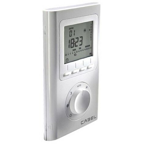 Cronotermostato Filar Cabel para regulación y control de la temperatura de calefacción cableado con fijación mural