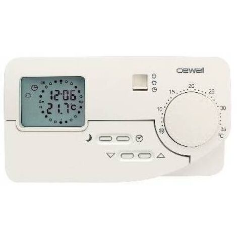 CRONOTERMOSTATO GIORNALIERO DIGITALE LIFE PREMIUM 156 x 86 x 37 mm - Bianco