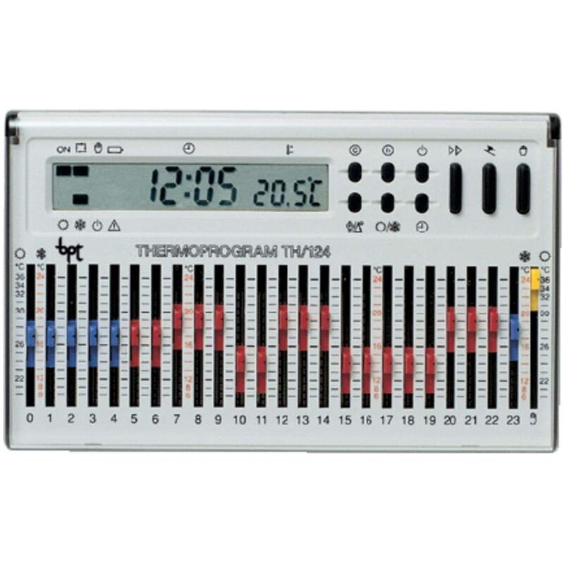 Cronotermostato Programmabile Elettronico Giornaliero Da Parete Bianco