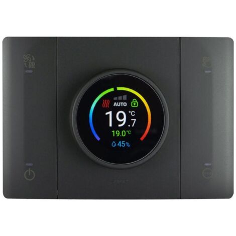 Cronotermostato Smart Connesso Mesh T44 230V Grigio Tekla AVE 445CRT-W