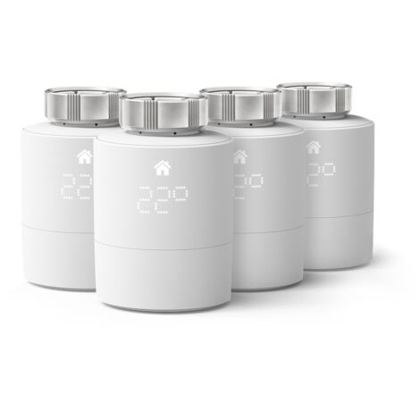 Cronotermostato Tado Smart Radiator Thermostat - Quattro Bianco (4 Unità)