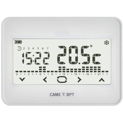 Cronotermostato Touch Screen Wifi CAME TH/550 WH WIFI 845AA-0060