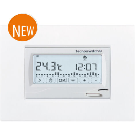 Cronotermostato Touch Settimanale Incasso  Da Vinci ( TECNOSWITCH cod. CR615BG )