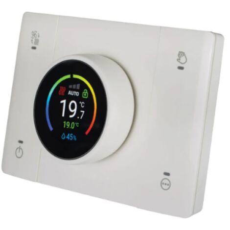 Cronotermostato wi-fi smart connesso t44 bianco opaco whitek ave 446crt-w