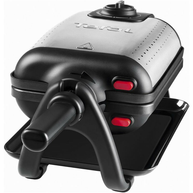 Gaufrier 4en1 1200w noir/inox - Tefal - wm755d12
