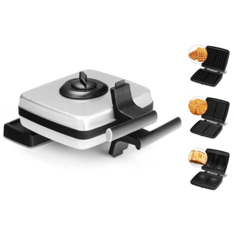 Croque gaufres 1200w noir et gris - Frifri - FRI022814512GRP